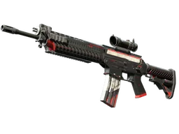 SG 553 | Cyrex (Battle-Scarred)