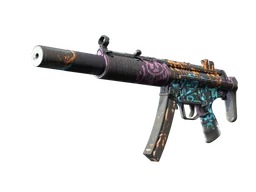 MP5-SD | Neon Squeezer (Battle-Scarred)