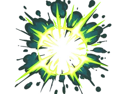 Sticker | Boom Epicenter (Glitter)