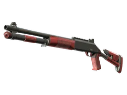 XM1014 | Red Leather (Field-Tested)