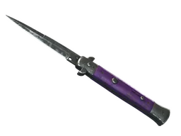 ★ Stiletto Knife | Ultraviolet (Battle-Scarred)