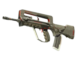 StatTrak™ FAMAS | Mecha Industries (Battle-Scarred)