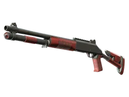 XM1014 | Red Leather (Battle-Scarred)