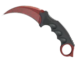 ★ Karambit | Crimson Web (Minimal Wear)