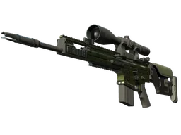 StatTrak™ SCAR-20 | Green Marine (Battle-Scarred)