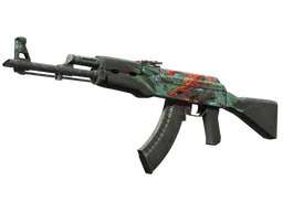 StatTrak™ AK-47 | Aquamarine Revenge (Battle-Scarred)