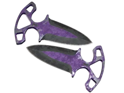 ★ Shadow Daggers | Ultraviolet (Battle-Scarred)