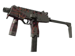 StatTrak™ MP9 | Ruby Poison Dart (Battle-Scarred)