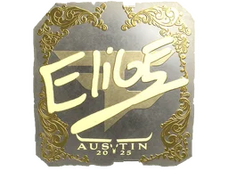 Sticker | EliGE (Gold) | Austin 2025