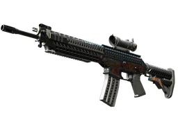 SG 553 | Heavy Metal (Field-Tested)