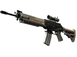 SG 553 | Aerial (Battle-Scarred)