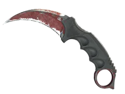 ★ Karambit | Crimson Web (Battle-Scarred)