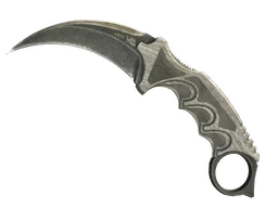 ★ Karambit | Black Laminate (Battle-Scarred)