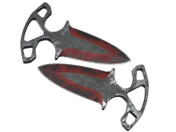 ★ Shadow Daggers | Crimson Web (Battle-Scarred)