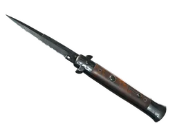 ★ StatTrak™ Stiletto Knife | Damascus Steel (Battle-Scarred)