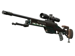 SSG 08 | Azure Glyph (Battle-Scarred)