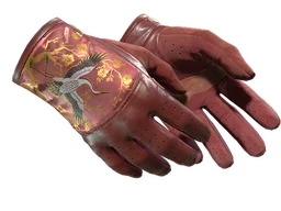 ★ Driver Gloves | Brocade Crane (Well-Worn)