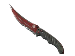 ★ Flip Knife | Crimson Web (Battle-Scarred)