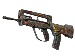 FAMAS | Eye of Athena (Battle-Scarred)