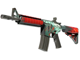 M4A4 | Bullet Rain (Well-Worn)