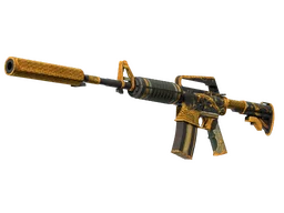 StatTrak™ M4A1-S | Golden Coil (Battle-Scarred)