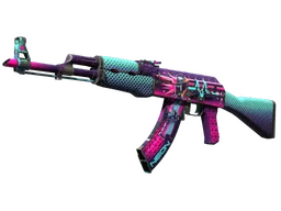 AK-47 | Neon Rider (Well-Worn)