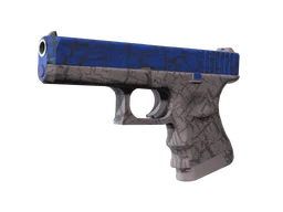 Glock-18 | Blue Fissure (Minimal Wear)