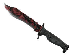 ★ StatTrak™ Bowie Knife | Crimson Web (Battle-Scarred)