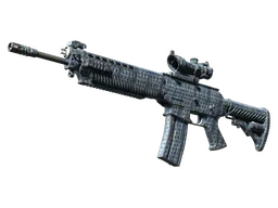 SG 553 | Waves Perforated (Field-Tested)