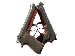 Dual Berettas | Panther (Battle-Scarred)