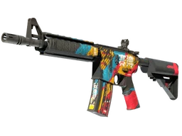 M4A4 | Cyber Security (Battle-Scarred)