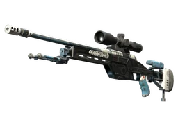 StatTrak™ SSG 08 | Ghost Crusader (Battle-Scarred)