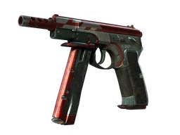 StatTrak™ CZ75-Auto | Red Astor (Battle-Scarred)