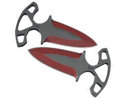 ★ Shadow Daggers | Crimson Web (Well-Worn)