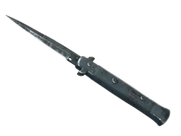 ★ StatTrak™ Stiletto Knife | Night Stripe (Battle-Scarred)