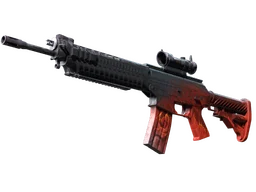 SG 553 | Darkwing (Minimal Wear)