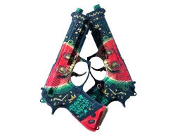 StatTrak™ Dual Berettas | Melondrama (Well-Worn)