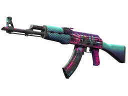 StatTrak™ AK-47 | Neon Rider (Battle-Scarred)