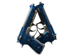 Dual Berettas | Cobalt Quartz (Minimal Wear)