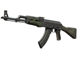 AK-47 | Emerald Pinstripe (Battle-Scarred)
