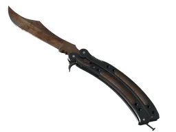 ★ StatTrak™ Butterfly Knife | Rust Coat (Battle-Scarred)