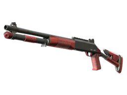 XM1014 | Red Leather (Minimal Wear)