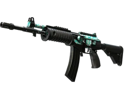 Galil AR | Aqua Terrace (Battle-Scarred)