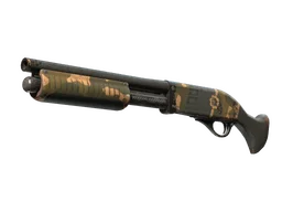 StatTrak™ Sawed-Off | Black Sand (Battle-Scarred)