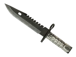 ★ M9 Bayonet | Black Laminate (Battle-Scarred)