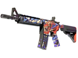 StatTrak™ M4A4 | 龍王 (Dragon King) (Well-Worn)